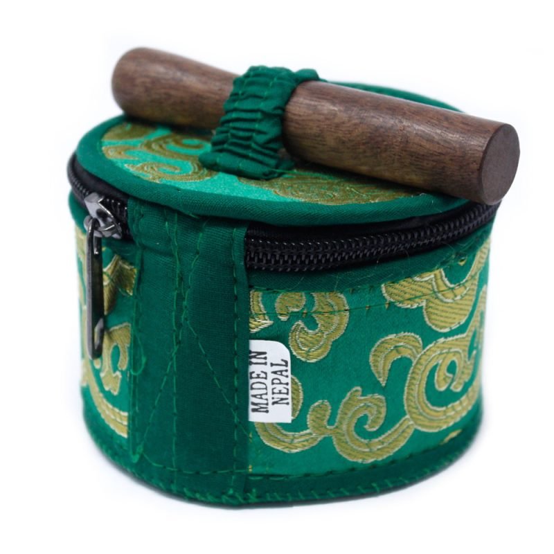Mini Klangschalen-Geschenkset – Grün - Image 2