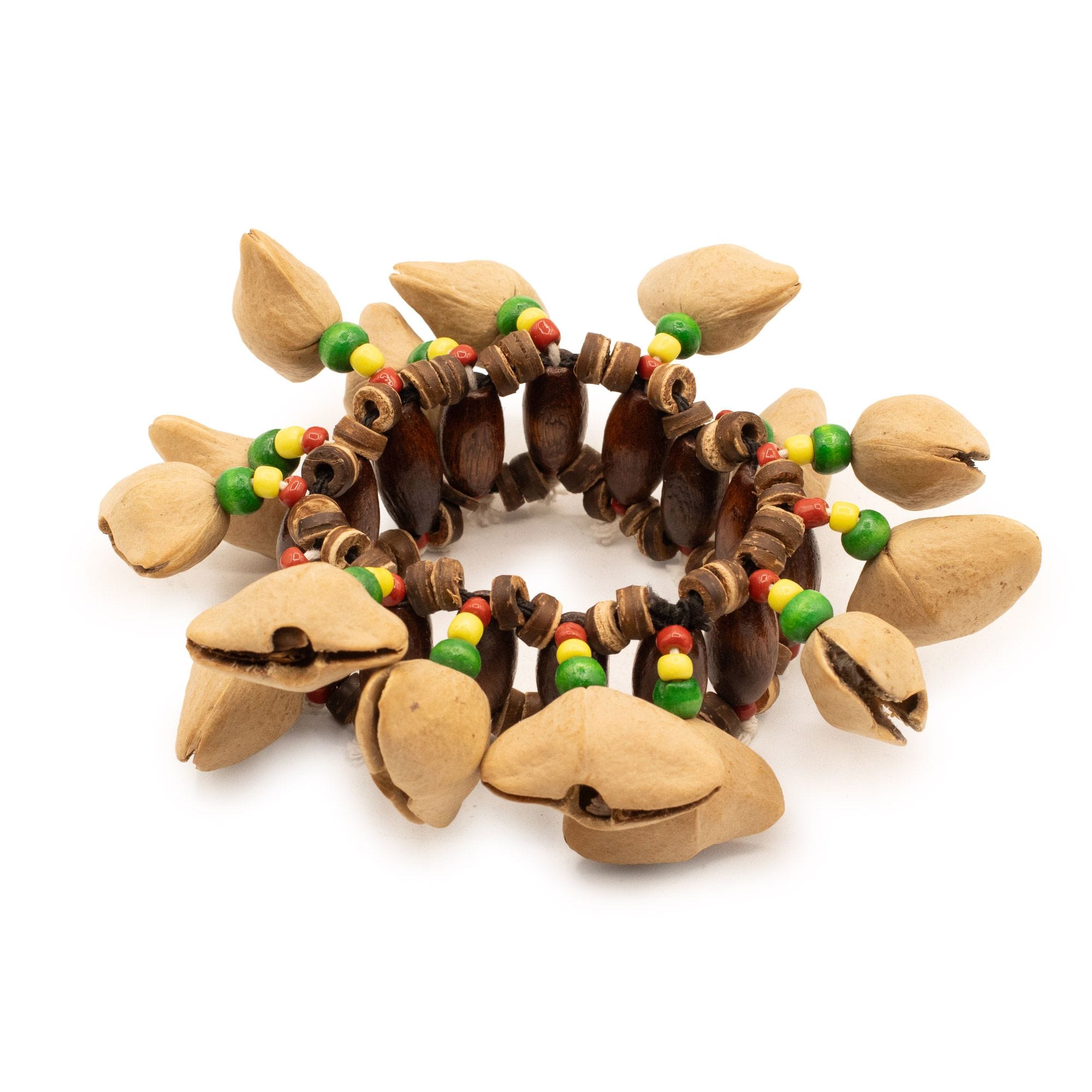 Kenari Shell Hand Shaker - Rattle Bracelet (15 Pieces) – Bild 2