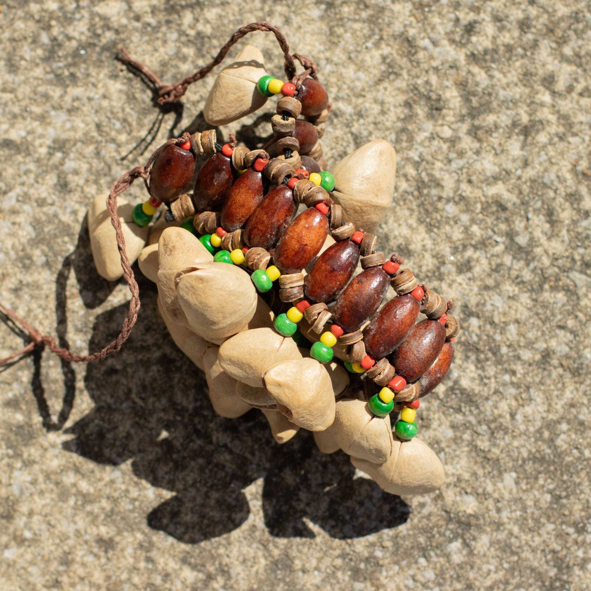 Kenari Shell Ankle Shaker - Rattle Bracelet (20 Shells) – Bild 4